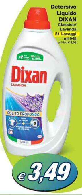 Prix Quality Detersivo Liquido DIXAN ml 945 offerta