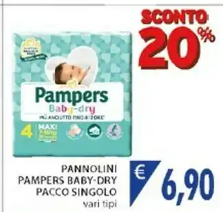 Mercatò Pampers Baby-Dry 81704357 Pannolino Usa E Getta Ragazzo/Ragazza 7 29 Pezzo(i) offerta