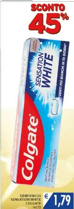 Mercatò Colgate Dentifricio Sensation White 75ml offerta