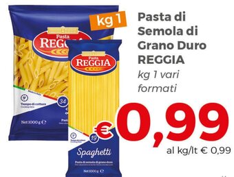 Pasta di semola di grano duro Reggia kg 1 vari formati
