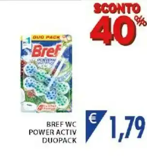 Mercatò Bref Wc Power Activ Duopack offerta