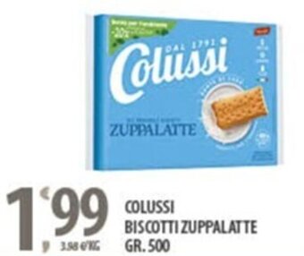 Sisa COLUSSI BISCOTTI ZUPPALATTE GR.500 offerta