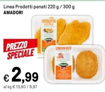 Iper La Grande Linea Prodotti panati 220 g / 300 g AMADORI offerta