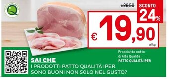Iper La Grande Prosciutto cotto di Alta Qualità offerta