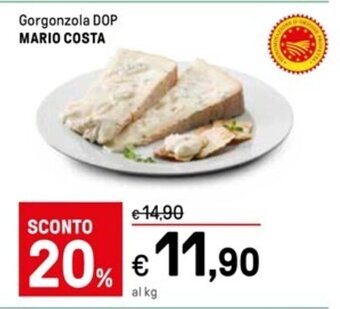 Iper La Grande Gorgonzola DOP MARIO COSTA offerta