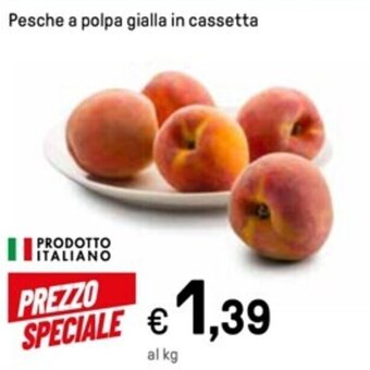 Iper La Grande Pesche a polpa gialla in cassetta offerta