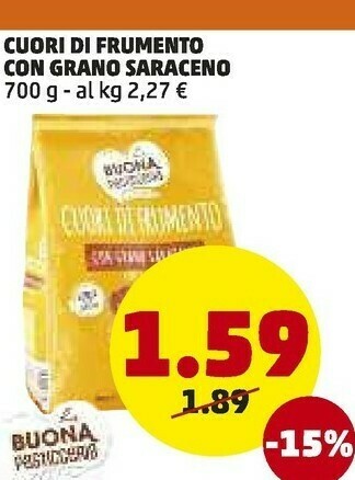 PENNY Cuori Di Frumento Con Grano Saraceno offerta