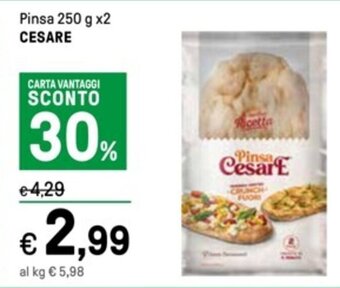 Pinsa 250 g x2 CESARE