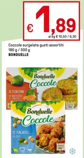Iper La Grande Coccole surgelate gusti assortiti 180 g / 300 g BONDUELLE offerta
