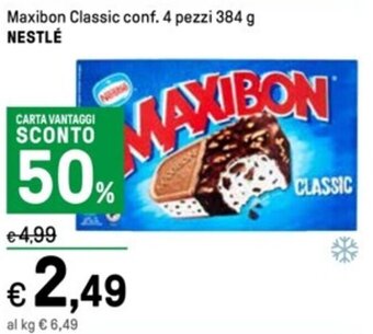 Iper La Grande Maxibon Classic conf. 4 pezzi 384 g NESTLÉ offerta