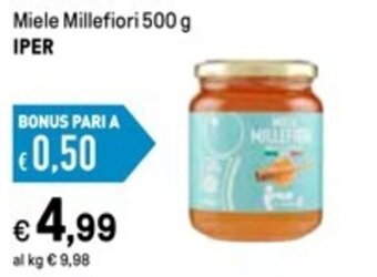 Iper La Grande Miele Millefiori 500 g IPER offerta