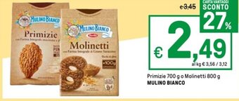 Iper La Grande Primizie 700 g o Molinetti 800 g MULINO BIANCO offerta