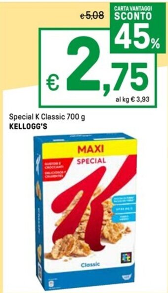Iper La Grande Special K Classic 700 g KELLOGG'S offerta