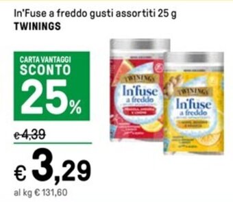 Iper La Grande In'Fuse a freddo gusti assortiti 25 g TWININGS offerta