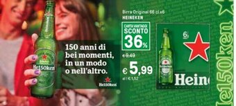 Birra Original 66 cl x6 HEINEKEN