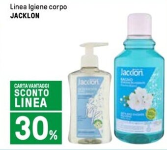 Iper La Grande Linea Igiene corpo JACKLON offerta