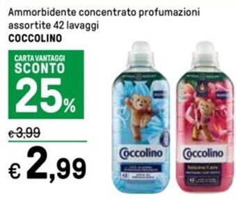 Iper La Grande Ammorbidente concentrato profumazioni assortite 42 lavaggi COCCOLINO offerta