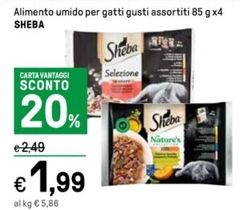 Alimento umido per gatti gusti assortiti 85 g x4 SHEBA