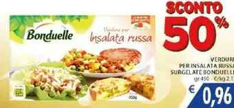 Mercatò Bonduelle Verdure Per Insalata Russa 450g offerta