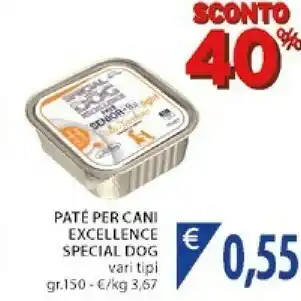 Mercatò Special Dog Exellence Pate Per Cani offerta
