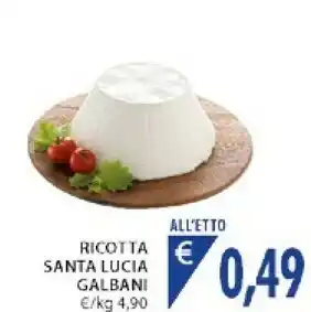 Mercatò Galbani Santa Lucia Ricotta 250 G(ml) offerta