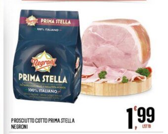 Despar PROSCIUTTO COTTO PRIMA STELLA NEGRONI offerta