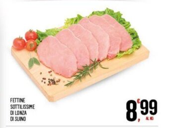 Despar FETTINE SOTTILISSIME DI LONZA DI SUINO offerta