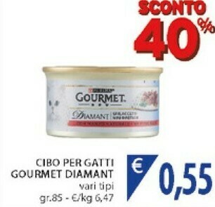 Mercatò Purina Gourmet Diamant Cibo Per Gatti offerta