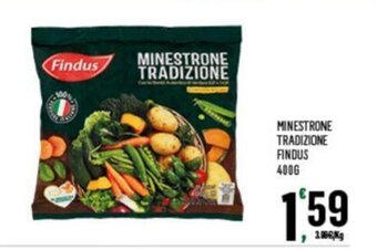 Despar MINESTRONE TRADIZIONE FINDUS 400g offerta