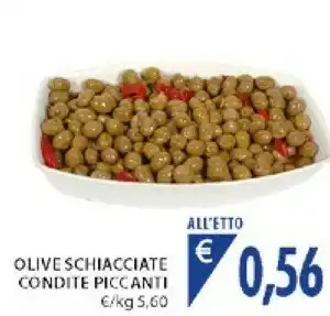 Mercatò Olive Schiacciate Condite Piccanti offerta