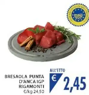 Mercatò Rigamonti Bresaola Punta D'anca Igp offerta