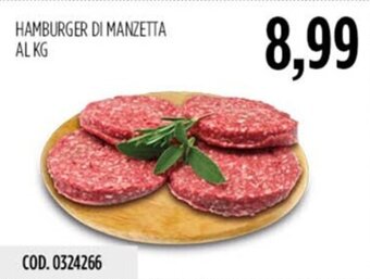 HAMBURGER DI MANZETTA AL KG
