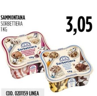 Carico Cash & Carry SAMMONTANA SORBETTIERA 1KG offerta