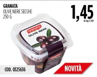 GRANATA OLIVE NERE SECCHE 250 G