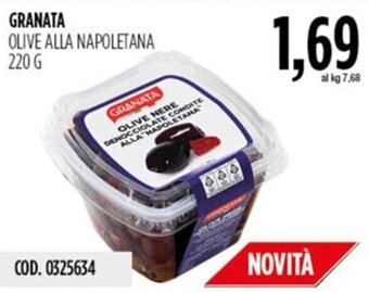 Carico Cash & Carry GRANATA OLIVE ALLA NAPOLETANA 220 G offerta
