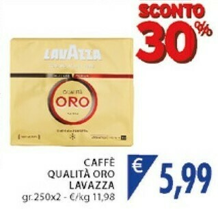 Mercatò Lavazza Caffe Qualita Oro offerta