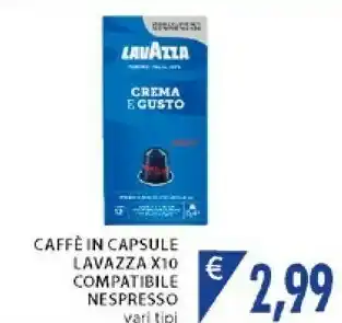 Mercatò Lavazza Nespresso Caffe In Capsule offerta