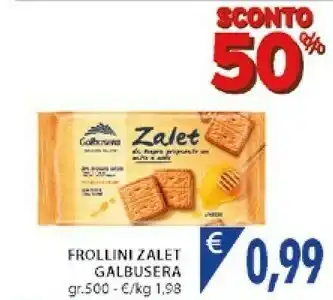 Mercatò Galbusera Zalet 500 G(ml) offerta
