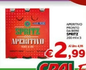 Crai Spritz Aperitivo Pronto Da Bere offerta