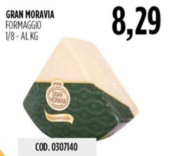 Carico Cash & Carry GRAN MORAVIA FORMAGGIO 1/8-AL KG offerta