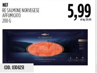 Carico Cash & Carry NEF RE SALMONE NORVEGESE AFFUMICATO 200 G offerta
