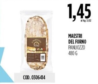 Carico Cash & Carry MAESTRI DEL FORNO PANUOZZO 480 G offerta