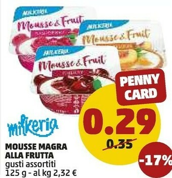 PENNY Milkeria - Mousse & Fruit Cherry 125 G(ml) offerta