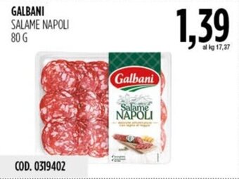 Carico Cash & Carry GALBANI SALAME NAPOLI 80 G offerta