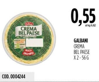 Carico Cash & Carry GALBANI CREMA BEL PAESE X2-56 G offerta