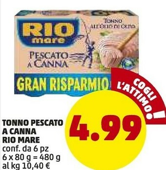 PENNY Rio Mare Tonno Pescato A Canna offerta