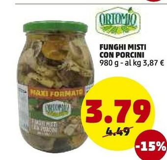PENNY Ortomio Funghi Misti Con Porcini offerta