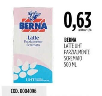 BERNA LATTE UHT PARZIALMENTE SCREMATO 500 ML