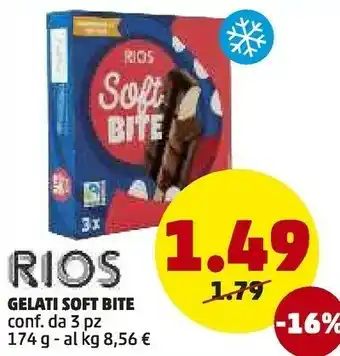 PENNY Rios Gelati Soft Bite 174 G offerta