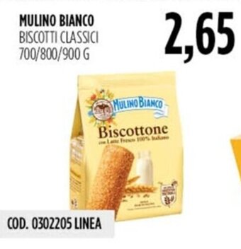 Carico Cash & Carry MULINO BIANCO BISCOTTI CLASSICI 700/800/900 G offerta